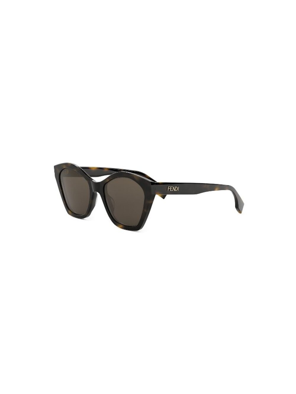New FENDI Women's Sunglasses Acetate Frame LETTERING FE40175I 52E 54 Havana